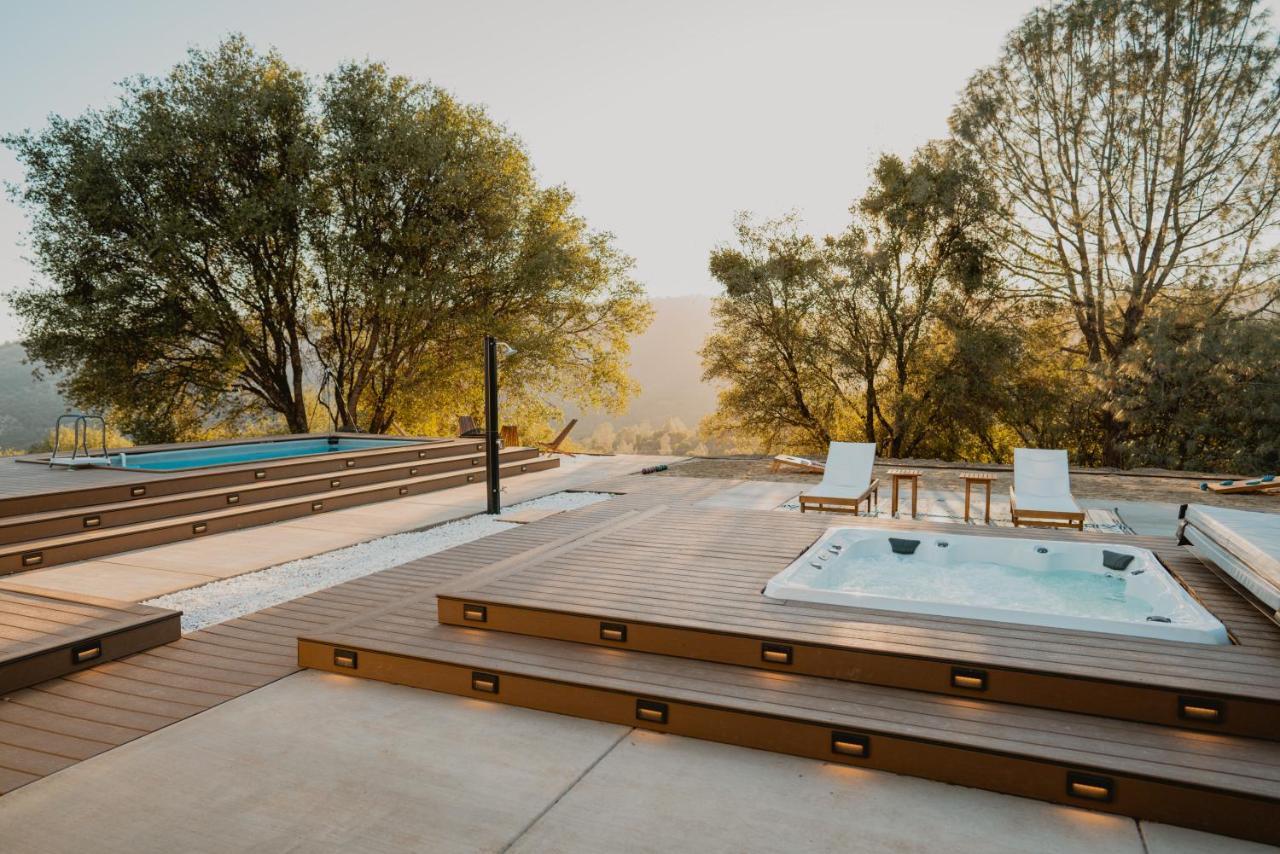Boho Chic Oasis By Casa Oso With Pool, Spa And Views Ahwahnee Exterior foto